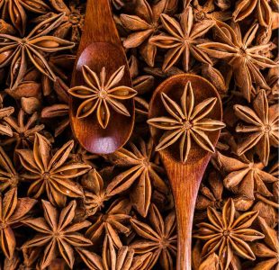 Close-up of star-shaped anise pods, hinting at local cuisine. Experience Islandwyde’s Special Interest sri lanka holiday packages journeys